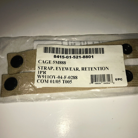 U.S. Army Other - Cage 5M888 Eye Wear Retention Strap Army